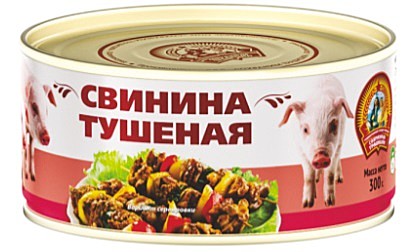 Свинина тушеная СТО 24/300г Сохраним Традиции