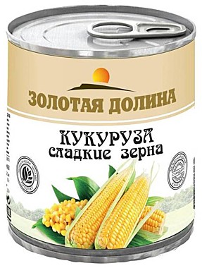 АКЦИЯ!!! КУКУРУЗА ЗОЛОТАЯ ДОЛИНА 24/212мл ж/б КЛЮЧ/скидка 12%/