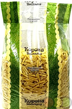 Макарон.изд. Корона Востока ПЕРЬЯ пакет 5кг гр.А в/с