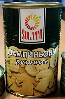 Шампиньоны резаные 