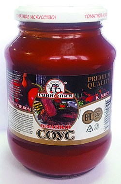@соус томат.Премиум Крымский с черносливом к мясу 6/0,5л ТВИСТ Гвин Пин Нижегород.СВЕТОФОР