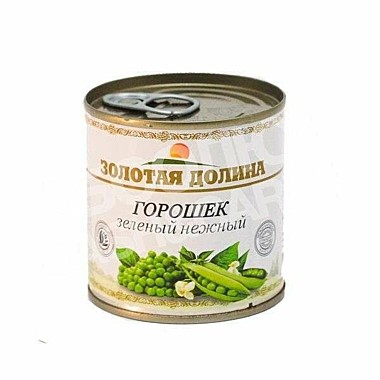 АКЦИЯ!!! ЗЕЛЕН.ГОРОШЕК СВЕЖИЙ 24/212мл ЗОЛОТАЯ ДОЛИНА КЛЮЧ Китай