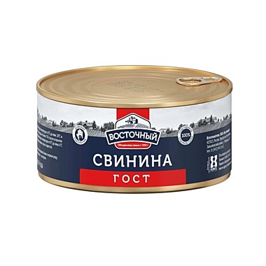 ВСТ АКЦИЯ!!! Свинина тушеная в/с 36/325г ГОСТ Восточный