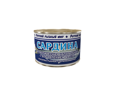 сардина НДМ 48/250г Р.РЫБНЫЙ МИР  п.Курилово,ГОСТ