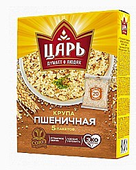400г Крупа пшеничная /полтавская/ Царь 1кор.-6упак,1уп.- 5варочных пакетов, ПОК