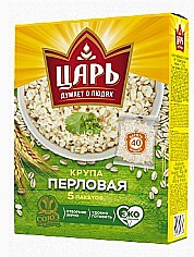 400г Крупа перловая Царь1кор.-6упаковок,1уп.-5варочных пакетов, ПК