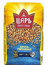 АКЦИЯ!!! 800г Крупа гречневая  Царь  12пакетов по 800г,мягкая упаковка