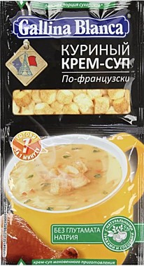 Куриный крем -суп по-фрацузски 24пак.*23г мгновенного приготовления Галина Бланка
