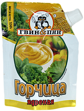 Горчица ядреная ДОЙПАК 15/150гр ГВИН ПИН