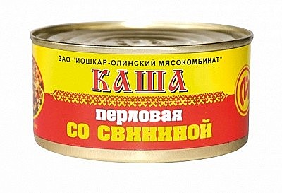 Акция!!!Каша перловая со свининой 18/325г Йошкар-Ола ГОСТ Р(-10%)