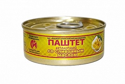 АКЦИЯ!!!!Паштет нежный печёноч. со сливоч.маслом №1 ключ 12/100г Йошкар-Ола ГОСТ Р