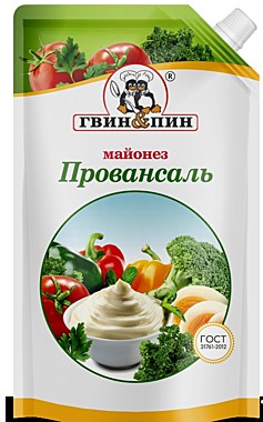 АКЦИЯ!!!!Майонез 50,5% 350г Дойпак 1/12 Гвин Пин