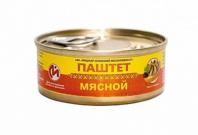 АКЦИЯ!!!!Паштет мясной №1 ключ 12/100г Йошкар-Ола ГОСТ Р(-13,5%)